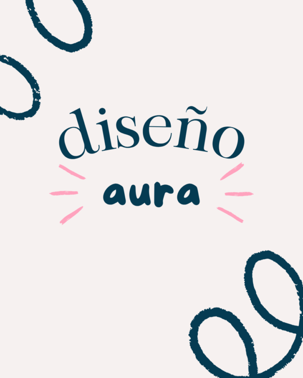 Texto Set personalizado "aura"
